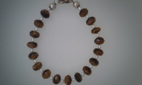 Tiger's Eye & Fresh Water Pearl